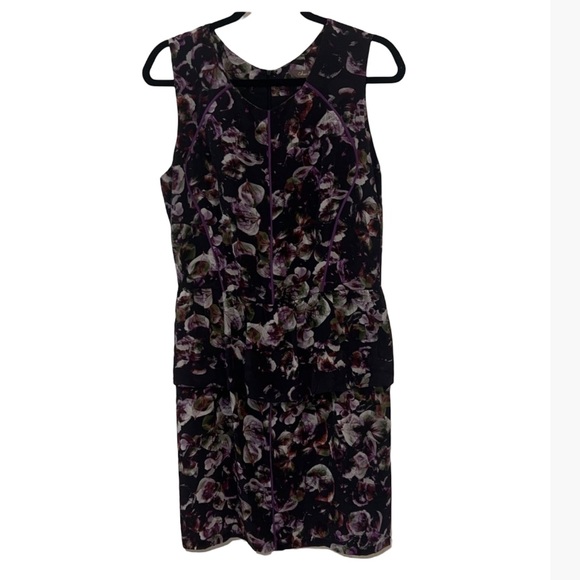 charlie jade Dresses & Skirts - 100% silk purple floral dress
